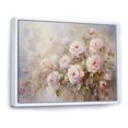 thumbnail image 2 of Designart Roses framed wall Art, Farmhouse Charm Adorned With Pink Roses , Roses framed wall art decor, Pink White Framed Wall Art, 40x30 inches White Color Frame, 2 of 5