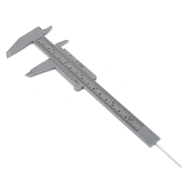 Escala De Regla De Calibrador De Plástico Vernier De 150 Mm, Herramienta De Medición De Calibrador Con Pantalla De Grados Mecánicos Para Joyería Medición Antigua