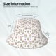 thumbnail image 3 of Fotbe easter Sombrero Tipo Pescador con Estampado – Sombrero de Sol de Algodón de Moda para Playa, Golf, Pesca, 3 of 6