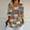 Dark Gray, variant on Tittly Boho Tops for Women, 3/4 Sleeve Shirts for Women Dressy Tunic Tops Casual Wear with Floral, Womens V Neck T Shirts, Women'S Fashion Clothing Blue L