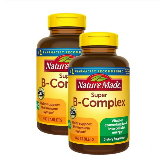 2 Pack | Nature Made Super B-Complex, 460 Tablets