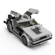 Yigebebe Technical Car Back to the Futured Time Machine Deloreaning Speed Champions MOC Supercar Building Blocks Bricks Toys