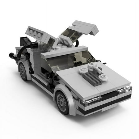 Yigebebe Technical Car Back to the Futured Time Machine Deloreaning Speed Champions MOC Supercar Building Blocks Bricks Toys