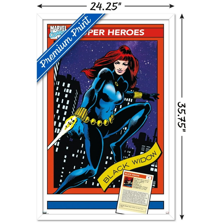 Marvel Trading Cards - Black Widow Wall Poster, 22.375