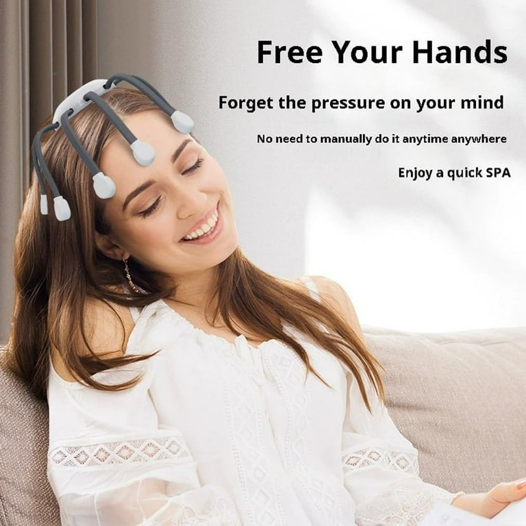 Head Massager for Migraine Relief with Music,The Vibra Calm,Headache Massager for Migraines with 20 Vibrating Points,Electric Head Massager Scalp ,Scalp Massager Tool,Stress Relax - Walmart.com Head Massager for Migraine Relief with Music,The Vibra Calm,Headache Massager for Migraines with 20 Vibrating Points,Electric Head Massager Scalp ,Scalp Massager Tool,Stress Relax - Walmart.com