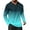 Green Gradient, variant on Mens UPF 50+ Sun Protection Hoodie Shirts Long Sleeve Rash Guard SPF Thumbhole Shirt Hooded for Hiking Running Fishing Workout
