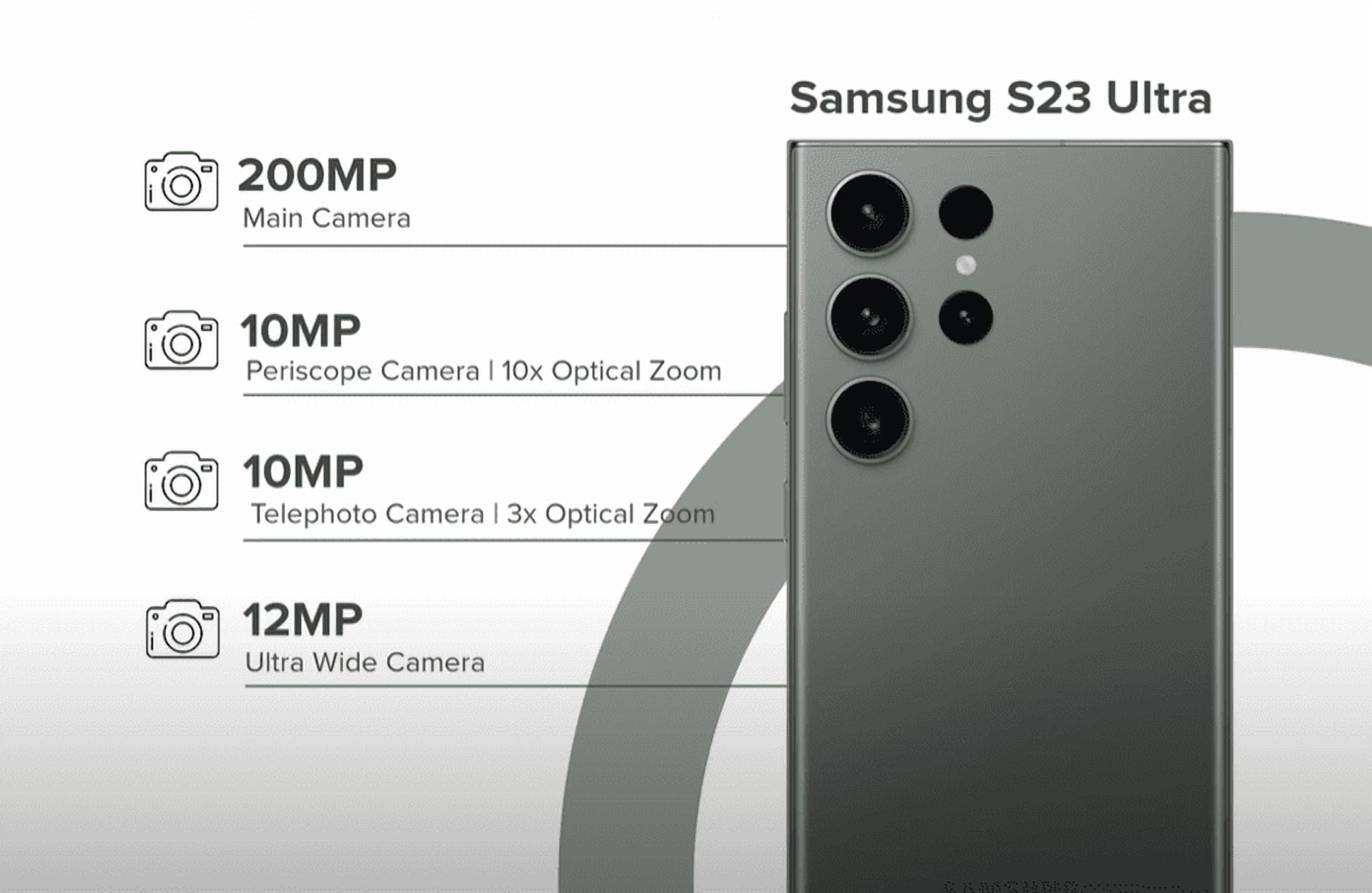 Refurbished Samsung Galaxy S23 Ultra 5G - 256GB – Green – 200MP