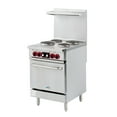 thumbnail image 6 of 24 In. Commercial Electric Range with 4 Burners and 1 Standard Electric Oven in Stainless Steel - 208V 3 Phase, 6 of 13