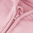 thumbnail image 6 of mgoYE Baby Newborn Baby Bear Outfit With Fold-Over Mittens Footies Thin Fleece Romper Hooded Jumpsuit Winter Coat Girls Boys(Pink,9-12 Months), 6 of 9