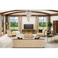 thumbnail image 2 of Michael Amini Malibu Crest TV Console - Crotch Mahogany, 2 of 13