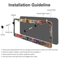 thumbnail image 4 of License Plate Cover Colorful Flower Print License Plate Frame License Plate Shield Frame 2 Pcs Set Watercolor Flowers Print Quality Aluminum Metal License Plate Frames for Women Men, 4 of 6
