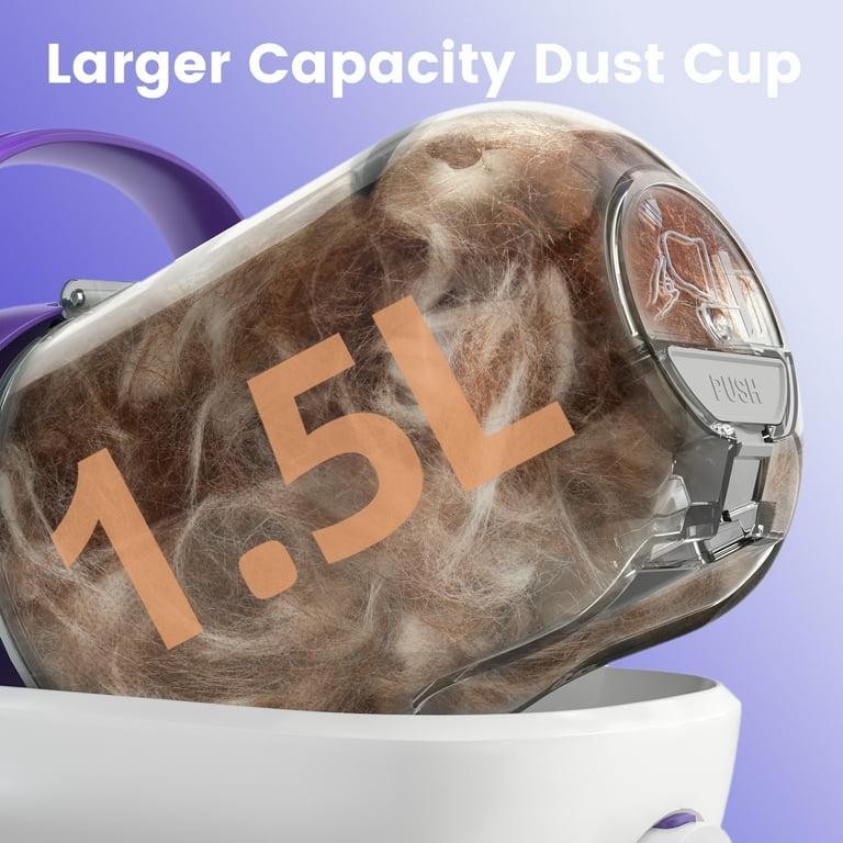 Oneisall, Dog Grooming Vacuum, LM3, 8-in-1 Pet Hair Kit Purple