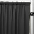 thumbnail image 2 of YOUR CHAIR COVERS - Stretch Spandex 12 ft x 60 Inch Drape/Backdrop with 4 Inch Pocket - Black, 2 of 2