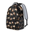 thumbnail image 2 of Bulldog Dog and Footprints Backpack for School,Cute School Bag,Schoolbag with Adjustable Shoulder Straps & Padded Back,15.3"x11"x6.7", 2 of 6