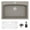 Concrete, variant on Karran Usa Qt-712-Pk1 Quartz Qt 33" Drop In Single Basin Quartz Composite Kitchen Sink -