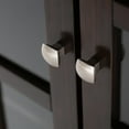 thumbnail image 2 of Acadian 62 inch Wide Solid Wood Transitional Wide Storage Cabinet in Brunette Brown, 2 of 6