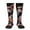 2 Black-2, variant on Tricolor Koi Fish Trio Print Compression Socks for Both Men And Women for Running, Travel, Flight, Nurse