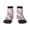 3 Black, variant on Elephant Pattern Quarter Crew Socks,Toe Seamed Ankle Socks,Cotton Cushioned Breathable Athletic Crew Sports Socks