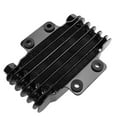 thumbnail image 3 of HLONK Aluminum 85ml Engine Oil Cooler Cooling Radiator for 100CC-250CC Motorcycle Dirt Bike ATV Black, 3 of 8