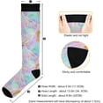 thumbnail image 3 of FREEAMG Mermaid Compression Socks Women Men Long Stocking (20-30mmHg) Travel Knee High Stockings for Athletic Sports,Running,Cycling,Nursing, 3 of 7