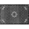 thumbnail image 1 of Ahgly Company Indoor Rectangle Medallion Gray Traditional Area Rugs, 4' x 6', 1 of 1