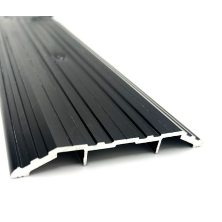 

CBW Black anodized aluminum waterproof door threshold 4 inch Wide 1/2 inch Height - 48 inch Length