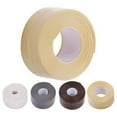 thumbnail image 3 of Hot Sale 3\.2 Meters Bathroom Shower Sink Bath Sealing Strip Tape PVC Self\-Adhesive Waterproof Wall Sticker for Bathroom Kitchen frosted yellow, 3 of 9