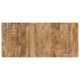 thumbnail image 4 of vidaXL Coffee Table with Wheels Solid Mango Wood 110x50x37 cm, 4 of 5