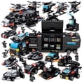 thumbnail image 2 of Bloques de construcción ensamblados de partículas pequeñas de la serie militar LEGO compatibles, rompecabezas, juguetes de iluminación para niños y niñas, 2 of 5