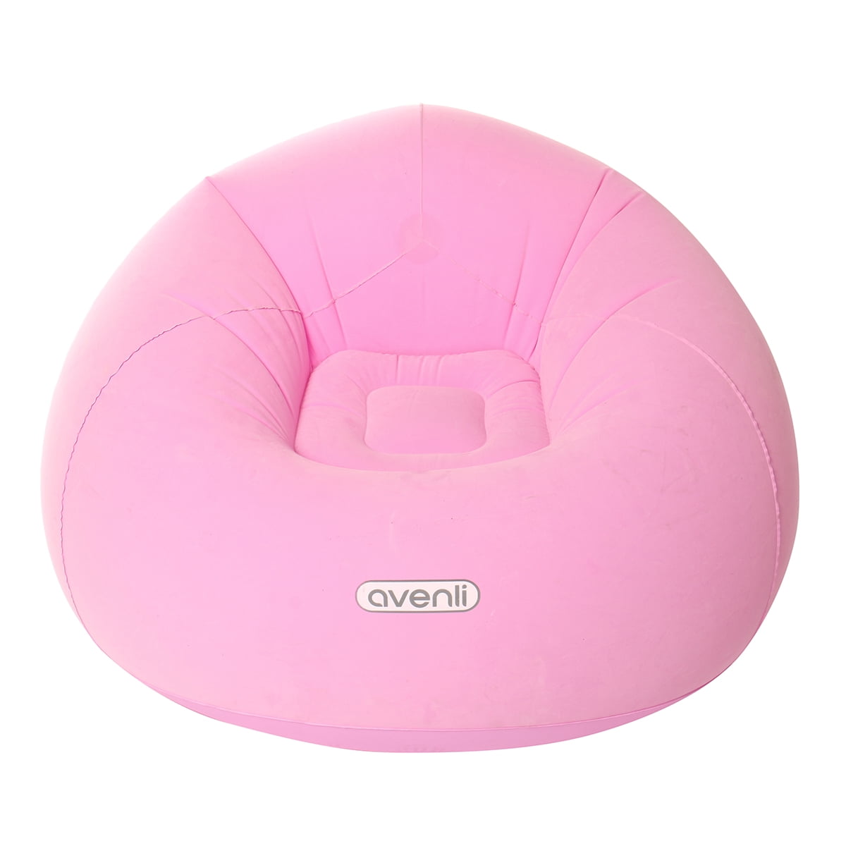Amusingtao Beanbag Chair Lounger Soft Inflatable Lazy Sofa Couch Inflatable Bean Bag Chair Coffee,B 