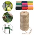 thumbnail image 3 of Tnobhg 100M/Roll 2MM Jute Twine 3 Ply Natural Cuttable Gift Wrapping Packing DIY Crafts Project Hanging Tag Decoration Hemp Rope, 3 of 7