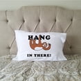 thumbnail image 2 of Hang in There Sloth Funny Humor Novelty Bedding Pillowcase, 2 of 4