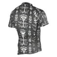 thumbnail image 2 of joogoo Mexican Skull Flowers Pattern Men's Cycling Jerseys Mountain Bike Short Sleeve Tops 3XL, 2 of 7