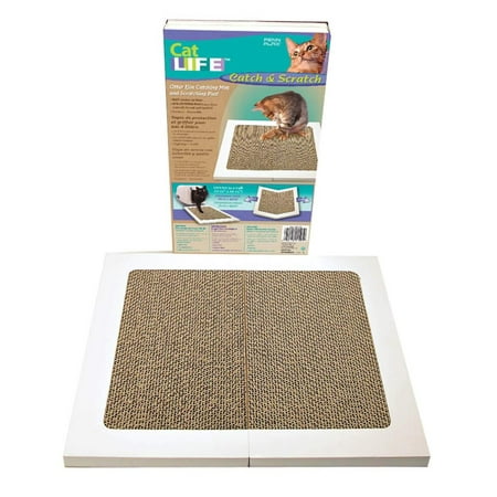 Cat Life Catch & Scratch Scratching PadStop your cat from scratching up your furniture and rugs and enjoy peace of mind, knowing you’re doing the best for.., By Penn