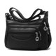 thumbnail image 3 of Bolso de un solo hombro de piel sintética con varios bolsillos, bolso cruzado de gran capacidad para mujer, bolso de un solo hombro de piel suave, tamaño único, 3 of 15
