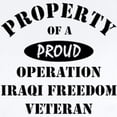 thumbnail image 2 of CafePress - Property Of Proud OIF Veteran Infant Bodysuit - Baby Light Bodysuit, Size Newborn - 24 Months, 2 of 4