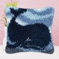 thumbnail image 2 of Embroidery Crafts DIY Making Latch Hook Kits for Adults-Latch Hook Cushion Kits and Embroidery Kits for DIY Needlework Pillow Cover Sofa Cushion Rug Making Kits, DIY Craft Kits (Angel Fish), 2 of 9