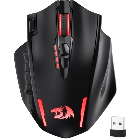 Redragon M913 MAX Wireless MMO Gaming Mouse 26000 DPI Remapping Keys
