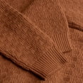 thumbnail image 3 of Gant Rugger Men's The Basketweave Sweater (85614), Toffee, Medium, 3 of 3