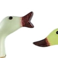 thumbnail image 5 of Set of 3 Wooden Duck Statue Animal Sculpture Duck Figurines Collectible Cute Country Style for Table Home Decor Housewarming Wedding Gift, 5 of 5