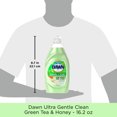 thumbnail image 3 of Dawn Gentle Clean Ultra Liquid Dish Soap, Green Tea & Honey, 16.2 fl oz, 3 of 9