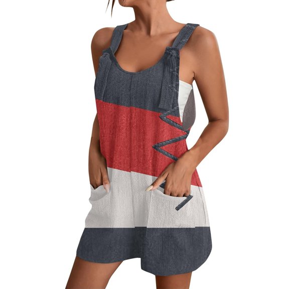 Women's jumpsuits Summer fashion Comfortable and casual Adjustable suspender jumpsuit Shorts Zebra print jumpsuit with pockets