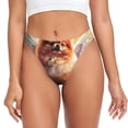 thumbnail image 1 of Fotbe Cute Cloud Pomeranian Tanga Sin Costuras para Mujer con Estampado – Panties Invisibles, Transpirables y Cómodos para Uso Diario-4X-Large, 1 of 6