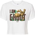 thumbnail image 3 of Marvel Guardians of the Galaxy - I Am Groot - Juniors Cropped Graphic T-Shirt, 3 of 5