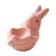 thumbnail image 3 of Huevera de Conejo de Cerámica, Soporte para Huevos de de Pascua, Figura de Mesa de Pascua para Huevos Duros, Soporte para Huevos para Almuerz Rosa, 3 of 8