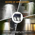 thumbnail image 4 of fastboy Solar Lights Wireless Waterproof Motion Sensor Outdoor Light for Patio Deck Yard Garden with Motion Activated Auto On/Off, 4 of 9