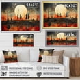 thumbnail image 4 of Designart "The Birth Coral and Grey Mexican Art" Mexican Floater Framed Wall Art Print, 4 of 7