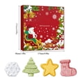 thumbnail image 3 of Fiudx Bolas de Baño Navideñas, Azufaifa Festividades con Burbujas Alegres, Aromáticas Naturales, Hidratación Relajante, Exquisita Caja de Regalo para La Alegría Navideña, Ideal para La Bañera En Invi, 3 of 7