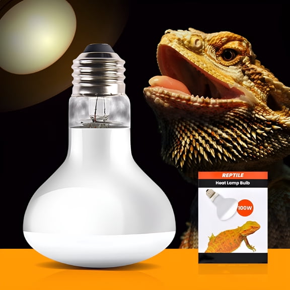 HIBIBUD 2026 New Reptile Heat Lamp Bulb 100 Watt Heat Lamp for Reptiles