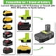 thumbnail image 3 of Dm18rl Converter Battery Adapter For Dewalt 20v For Milwaukee 18v M18 Llithium Battery Convert To For Ryobi Power Tools, 3 of 5